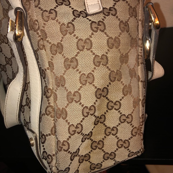 Authentic vintage Gucci canvas “ABBEY” tote bag - Picture 6 of 14